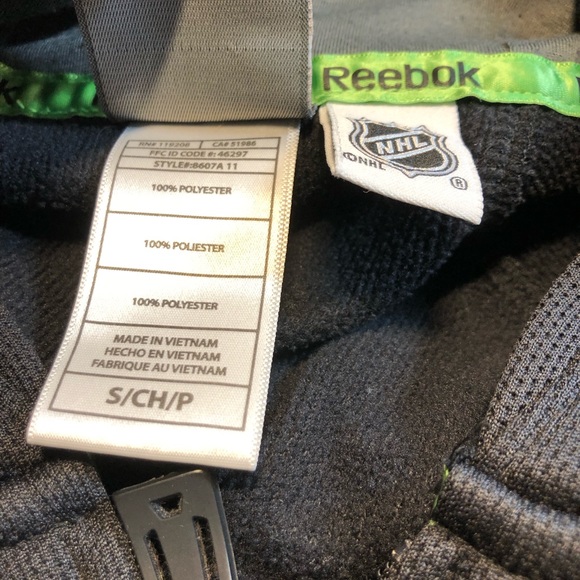 Reebok Toronto Maple Leap Fell Zip Hoodie Centre Ice Collection Small - Picture 15 of 16